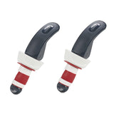 Zyliss Easy Seal Bottle Stoppers Red and Gray (Set of 2)