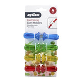 Zyliss Jewel Interlocking Corn Holders, Assorted Colors (4 Pairs)